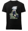 Чоловіча преміум футболка Kakashi Чорний фото