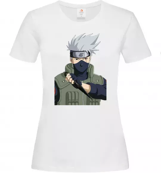 Женская футболка Kakashi Белый фото