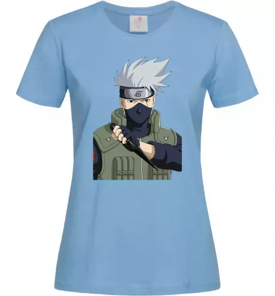 Женская футболка Kakashi Голубой фото