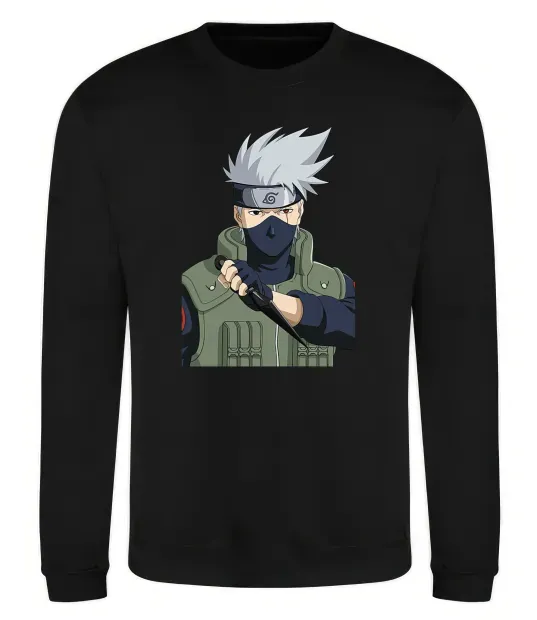 Світшот Kakashi Чорний фото