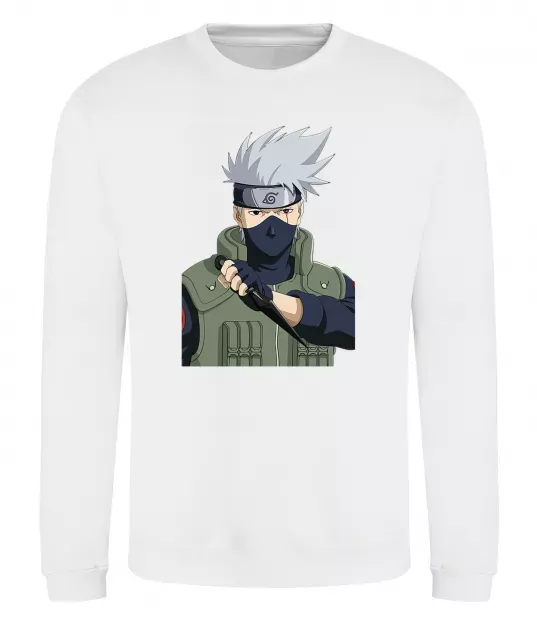 Світшот Kakashi Білий фото