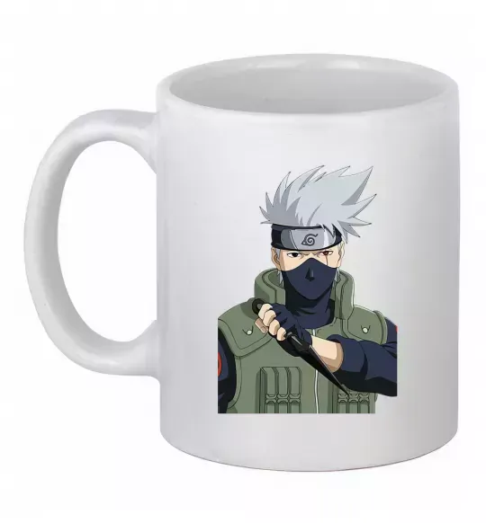 Чашка керамічна Kakashi Білий фото