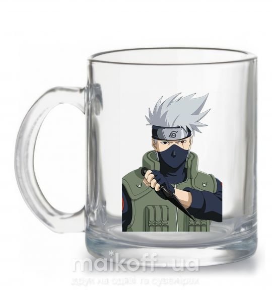 Чашка стеклянная Kakashi Прозрачный фото