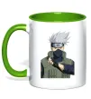 Чашка з кольоровою ручкою Kakashi Зелений фото