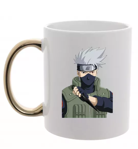 Чашка з кольоровою ручкою Kakashi Золото фото