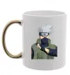 Чашка з кольоровою ручкою Kakashi Золото фото