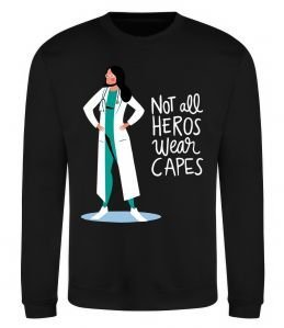 Свитшот Not all heros wear capes