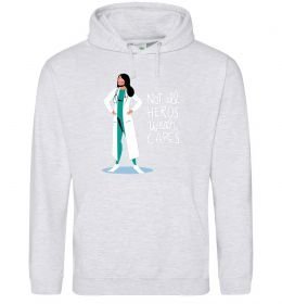 Женская толстовка (худи) Not all heros wear capes