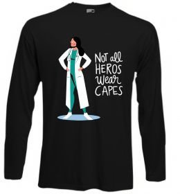 Лонгслив Not all heros wear capes Лонгслив Not all heros wear capes