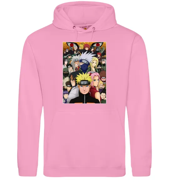 Мужская толстовка (худи) Аніме Наруто персонажі Розовый фото