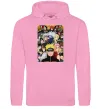 Мужская толстовка (худи) Аніме Наруто персонажі Розовый фото