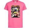 Детская футболка Аніме Наруто персонажі Ярко-розовый фото