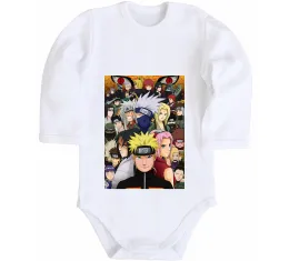 Детский боди Shikamaru Nara Белый фото