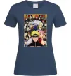 Жіноча футболка Аніме Наруто персонажі Темно-синій Жіноча футболка Аніме Наруто персонажі Темно-синій фото