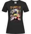 Жіноча футболка Аніме Наруто персонажі Чорний Жіноча футболка Аніме Наруто персонажі Чорний фото
