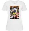 Жіноча футболка Аніме Наруто персонажі Білий Жіноча футболка Аніме Наруто персонажі Білий фото
