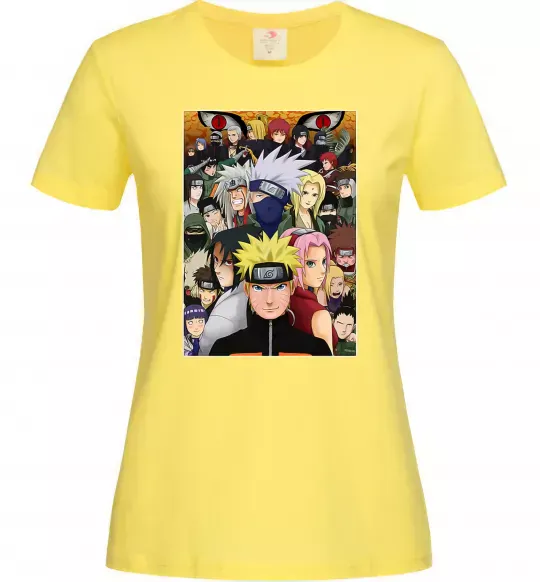 Жіноча футболка Аніме Наруто персонажі Лимонний фото
