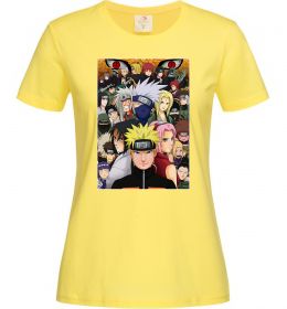 Жіноча футболка Аніме Наруто персонажі Жіноча футболка Аніме Наруто персонажі