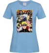 Жіноча футболка Аніме Наруто персонажі Блакитний Жіноча футболка Аніме Наруто персонажі Блакитний фото