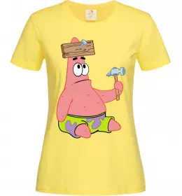 Женская футболка Патрік танцює Голубой фото