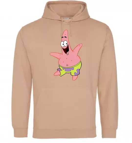 Мужская толстовка (худи) Патрік танцює Песочный фото