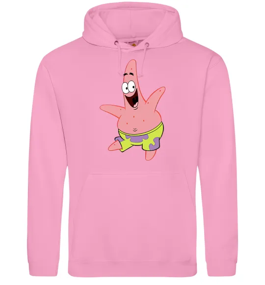 Жіноча толстовка (худі) Патрік танцює Рожевий фото