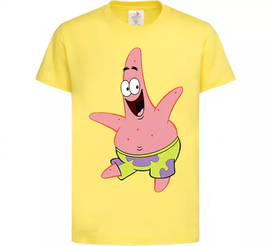 Дитяча футболка Патрік танцює Лимонний фото