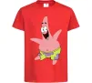 Дитяча футболка Патрік танцює Червоний Дитяча футболка Патрік танцює Червоний фото