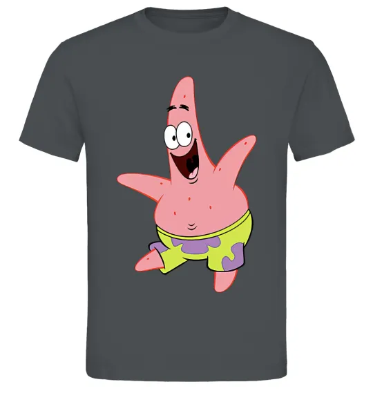 Мужская футболка Патрік танцює Графит фото