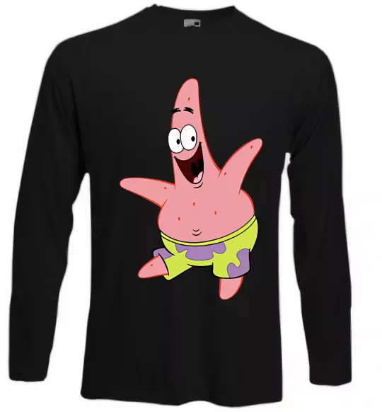 Лонгслив Патрік танцює Черный фото