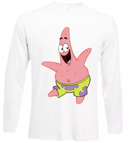 Лонгслив Патрік танцює Белый фото