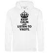 Мужская толстовка (худи) Listen to Vasyl Белый Мужская толстовка (худи) Listen to Vasyl Белый фото