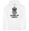 Женская толстовка (худи) Listen to Vasyl Белый фото