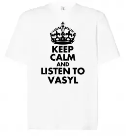 Футболка Оверсайз Vasyl the myth the legend Черный фото