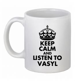 Чашка керамическая Listen to Vasyl