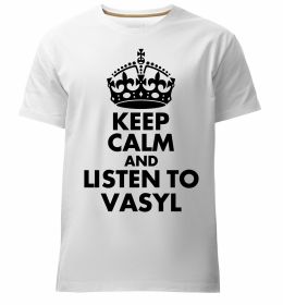 Чоловіча преміум футболка Listen to Vasyl