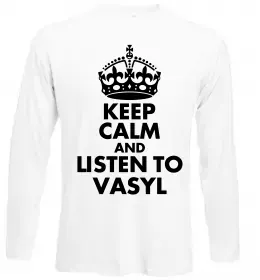 Лонгслив Vasyl the myth the legend Черный фото