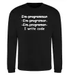 Свитшот I write code Черный Свитшот I write code Черный фото