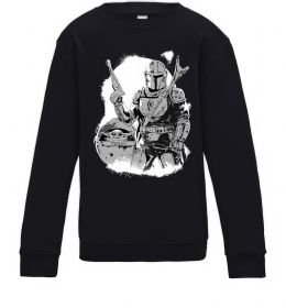 Дитячий світшот Мандалорець та Йода