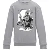 Детский Свитшот Мандалорець та Йода Серый меланж фото