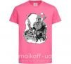 Дитяча футболка Мандалорец и Йода Яскраво-рожевий фото