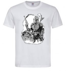 Мужская футболка Мандалорець та Йода