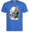 Мужская футболка Мандалорець та Йода Ярко-синий фото