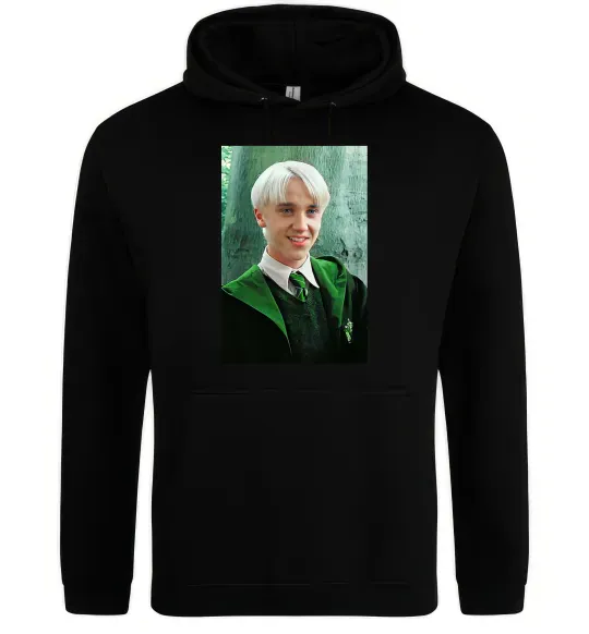 Жіноча толстовка (худі) Малфой у мантії Чорний фото
