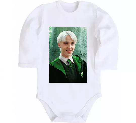 Детский боди Малфой у мантії Белый фото
