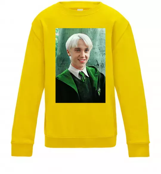 Дитячий світшот Малфой у мантії Сонячно жовтий фото