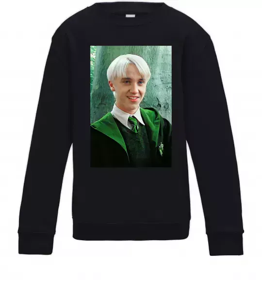 Дитячий світшот Малфой у мантії Чорний фото