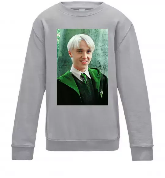 Дитячий світшот Малфой у мантії Сірий меланж фото