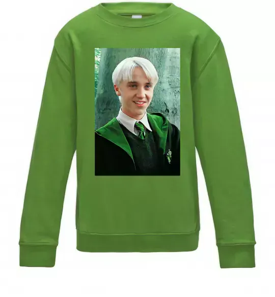 Дитячий світшот Малфой у мантії Лаймовий фото