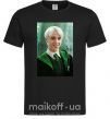 Чоловіча футболка Малфой у мантії Чорний фото
